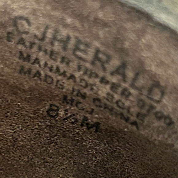 CIRCA JOAN&DAVID CJ Herald Gray Suede Leather Oxford PumpWomen's 8.5 - Picture 9 of 10